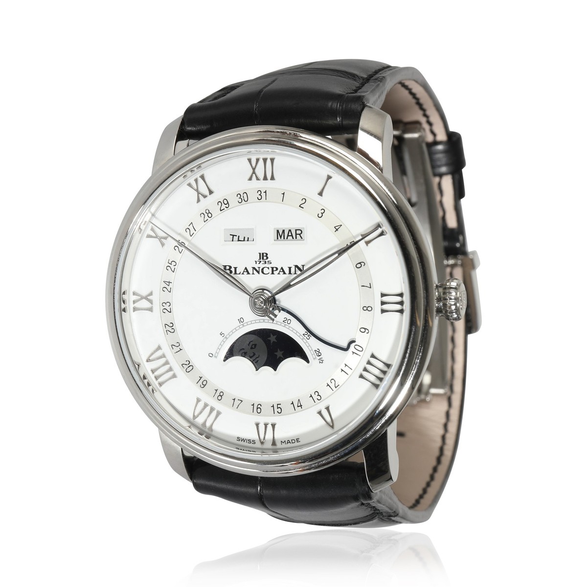 Blancpain Villeret Quantieme Complet 6654-1127-55B Men's Watch in