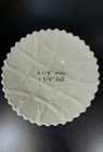 LG Wright Custard  Glass Footed Dish Twigs with underlined Wobbly W. Uranium. — photo 10