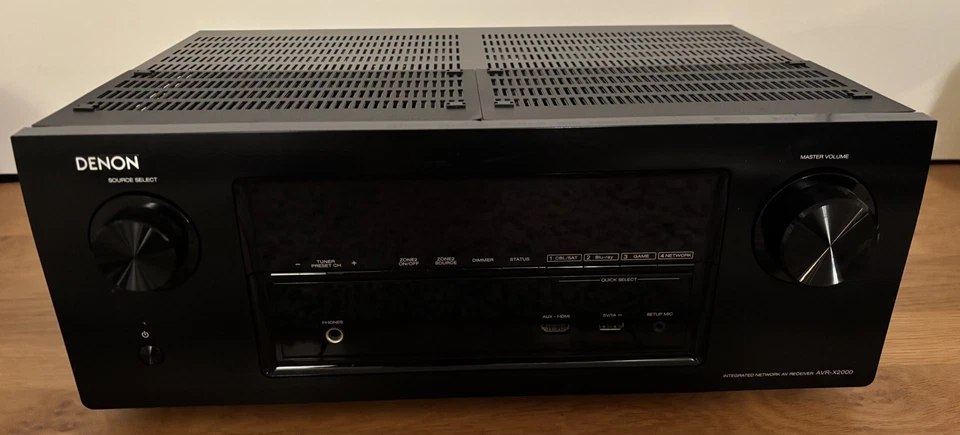 Denon AVR-X2000 A/V Receiver Incl. Audyssey Microphone, Fernbedienung, OVP - Bild 2 von 4