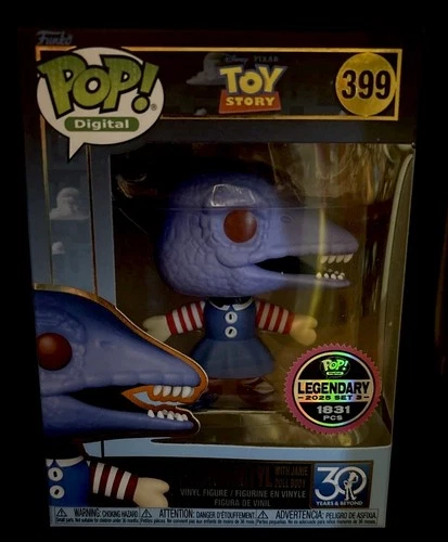 Funko Pop Digital Exclusive Toy Story Pterodactyl Janie 1,831 Pieces Legendary