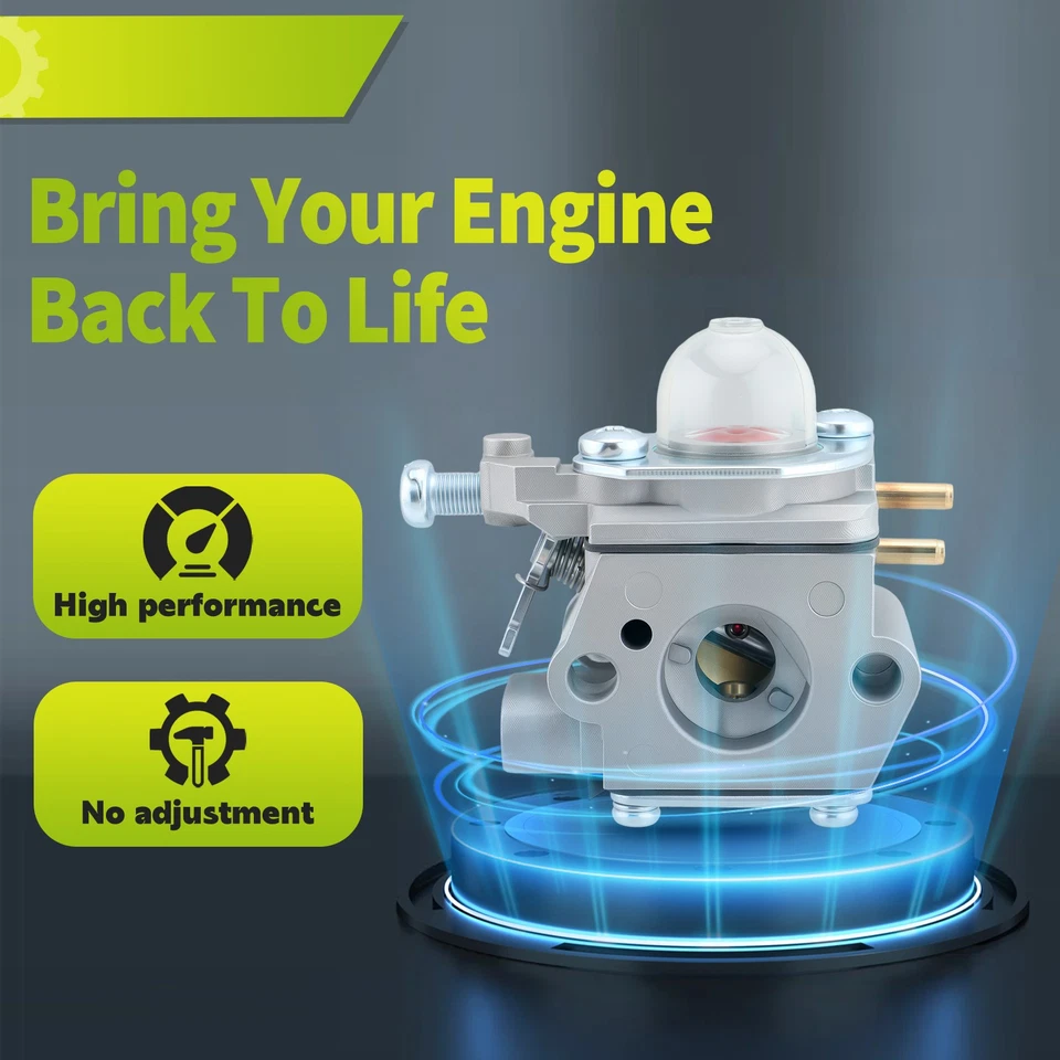 New Carburetor for Troybilt TB21EC TB22EC TB32EC TB42BC M21CS YM71SS Murray 2500 - Image 4 of 4