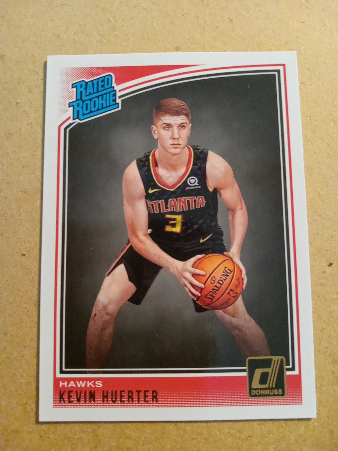 2018-19 Donruss Rated Rookie Kevin Huerter RC #184