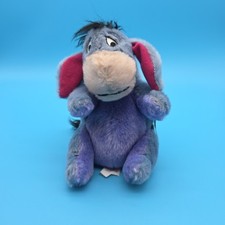 Vintage Eeyore Plush Toy with Tail 6 Disney Store Winnie the Pooh Friends