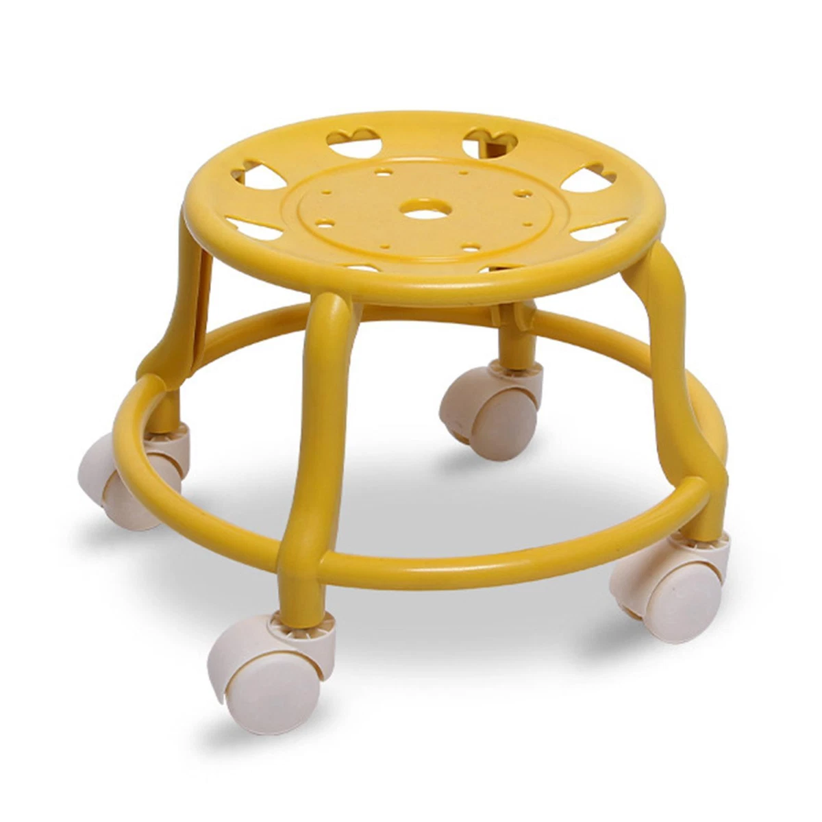 Rolling library stool deals