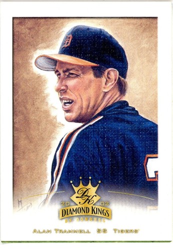 2002 Donruss Diamond Kings #133 Alan Trammell Sample Print - Bild 1 von 2