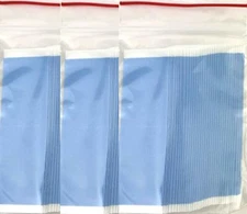 DOUBLE SIDED TAPE BLUE LINER STRAIGHT WIG 1" X 3"-108 PCS BY WALKER TAPE CO