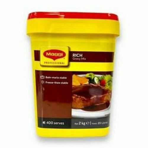 MAGGI RICH GRAVY MIX 2KG SECURELY PACKED BB SEP 2025 FREE POST (SENT FROM EBAY) - Picture 4 of 4