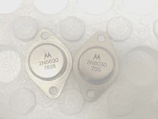 PAIR OF 2N5630+2N6030 AUDIO OUTPUT  TRANSISTORS  MOTOROLA