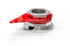 50 x 29mm Red CHECKPOINT Indicators Safety Wheel Nut Pointer Truck TY429Rx5