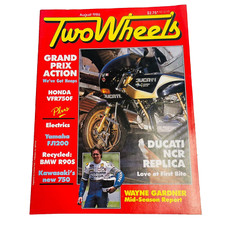 Two Wheels - August 1986 - Vintage Motorbike Magazine RARE