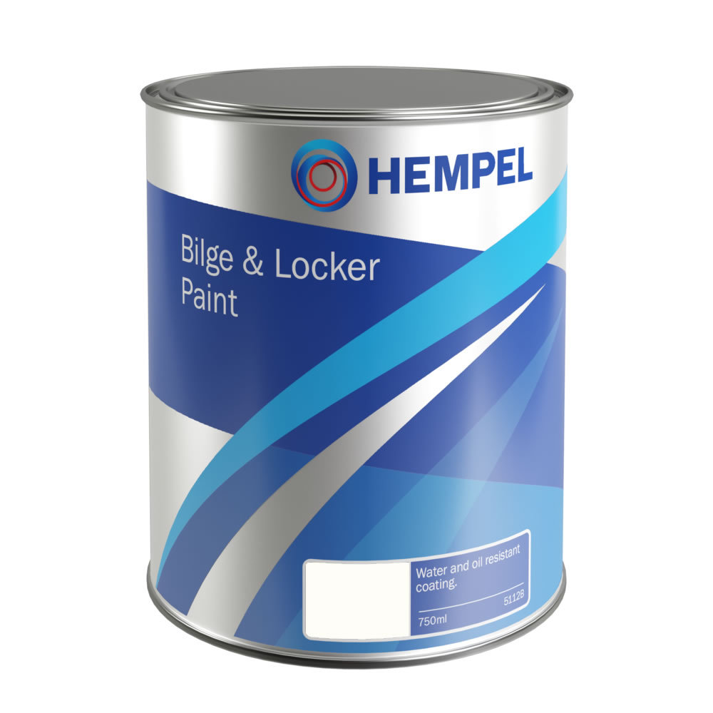 Hempel Bilge & Locker - White - 750ml (Boat / Marine / Yacht Paint)