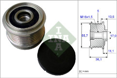 INA 535016110 Over-Running Alternator Pulley for sale online | eBay