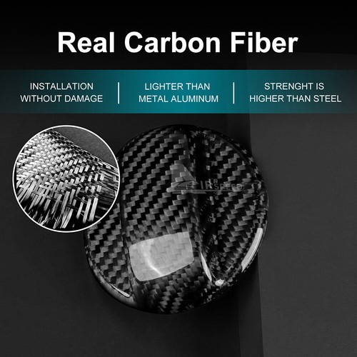 Fuel Gas Tank Cap Cover Carbon Fiber For Audi A1 A2 A3 A4 A5 A7 A8 Q3 Q5 Q7 TT - Foto 6 di 9