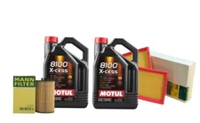 Motul + OEM Engine Oil Change Kit (5W-40) (10 Liter) (X-Cess 8100)