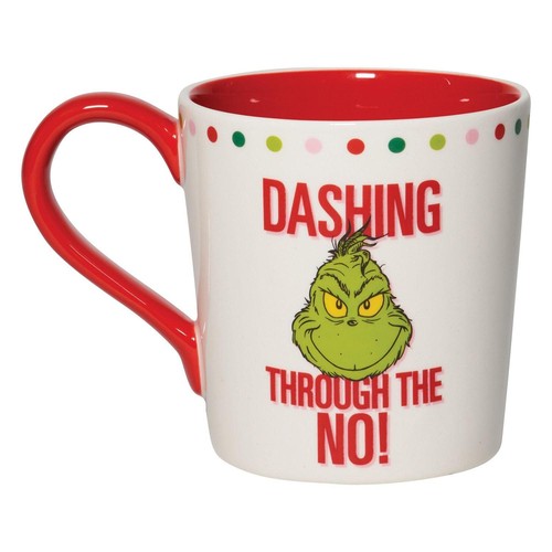Dr. Seuss The Grinch Dashing Through the No Coffee Mug, 16oz eBay
