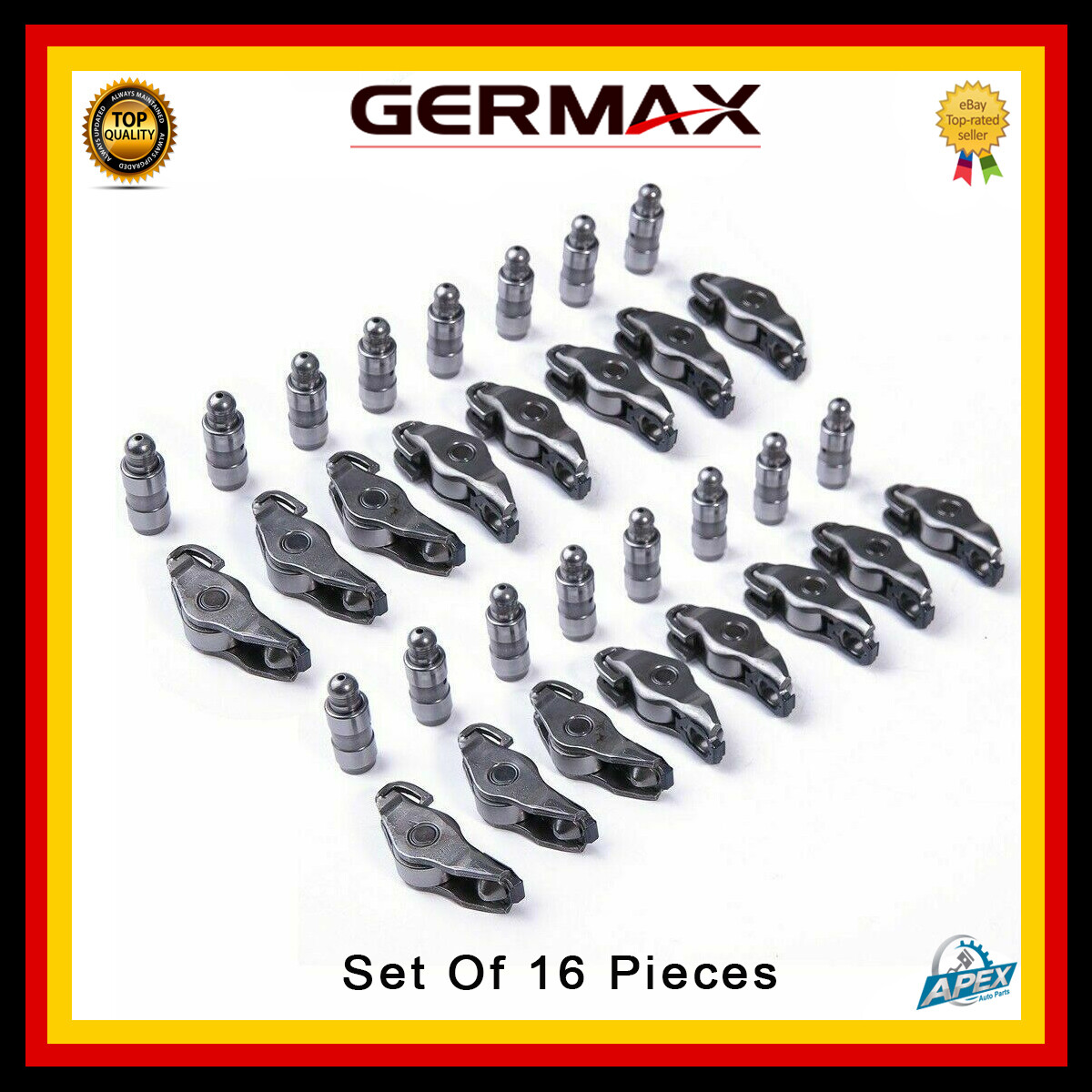FITS 1325700Q0A ROCKER ARMS WITH LIFTER SET OF 16 PIECES BRAND NEW