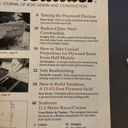 BOATBUILDER Magazine 1989-1996 LOT OF 21 - Picture 11 of 22
