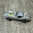 Hot Wheels Redline Silver Corvette Stingray Made In Hong Kong, 1975