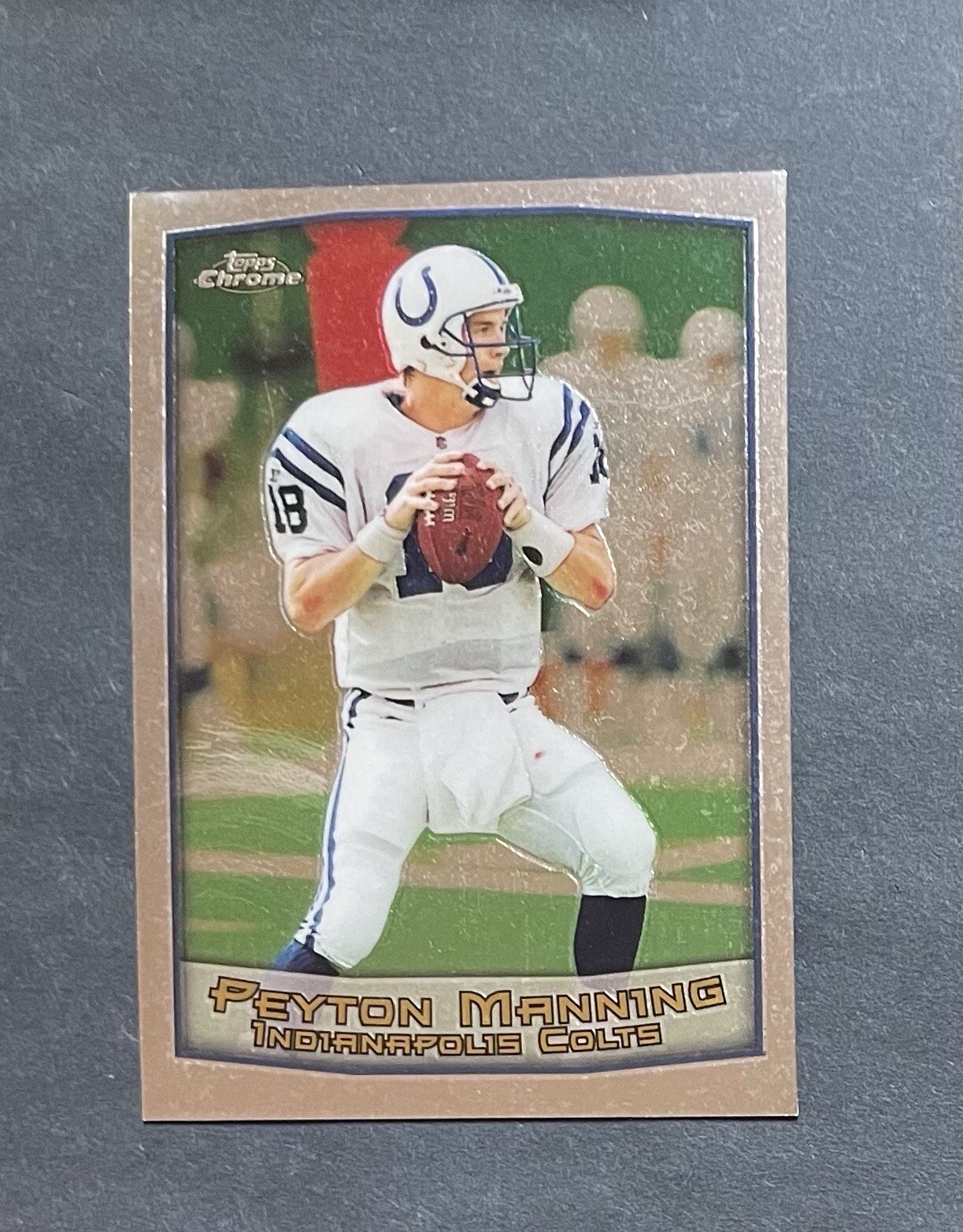 1999 NFL Topps Chrome Football | Peyton Manning | #120 | Indianapolis Colts