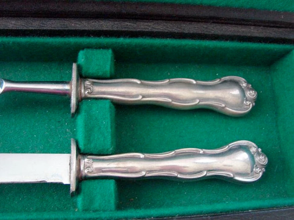 Juego de talla Gorham Sterling vintage - Caja original Foto 2 de 4