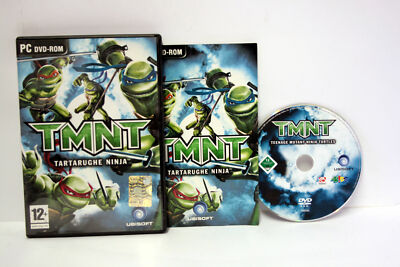 TMNT TURTLES NINJA PC DVD ROM GAME USED GREAT CONDITION EDITION ITA GD1 66220