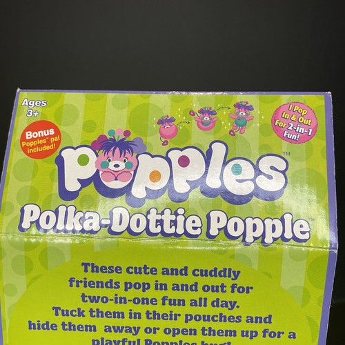 2001 Toymax - Popples - Polka Dottie Popple - W/ Box & Popple Pal - Bild 9 von 12