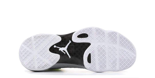 NIKE AIR JORDAN 2012 Size 10 GREY/NEON VOLT GRN 1 2 3 4 5 6 7 8 9