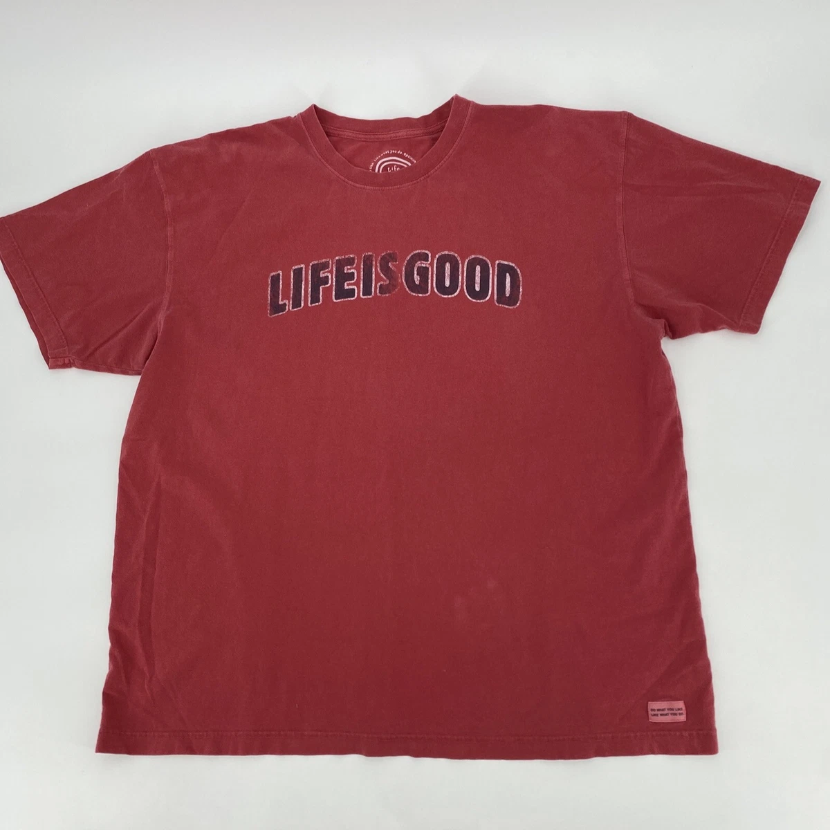 T-shirt Graphique Décontracté T-shirt Life Is Good Homme - Message T-shirt Graphique Décontracté T-shirt Life Is Good Homme - Message