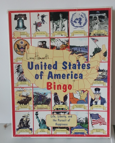 United States of America Bingo Game Lucy Hammett Games NEW #2377 - Picture 4 of 6