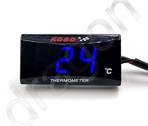 Motorcycle Thermometer Gauge Water Temp Temperature Meter Digital Display Sensor - Picture 5 of 11