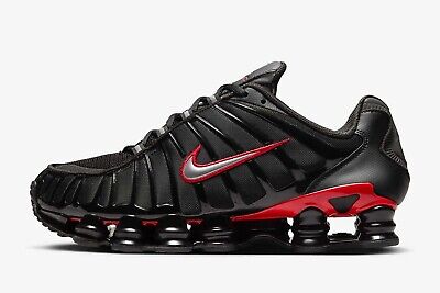 Nike Shox TL Black University Red Metallic Silver CN0151-003 Nike Shox TL Black University Red Metallic Silver CN0151-003