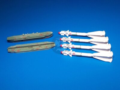 Plus Model 1/48 Vympel R-60M / R-60MK (AA-8 Aphid) AA Missile w/Dbl. APU AL4015
