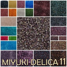Delica 11/0 Miyuki Beads 1001-1112 7.2 Gr/Tube