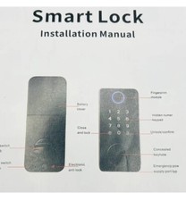 Smart Lock Door Lock - Fingerprint / Keypad Electronic Anti-Lock New Other
