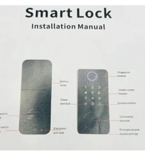 Smart Lock Door Lock - Fingerprint / Keypad (Electronic Anti-Lock) New Other