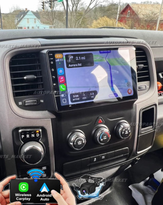 For Dodge Ram 1500 2500 3500 2013-2018 Car Stereo Radio GPS Android 13.0 Carplay