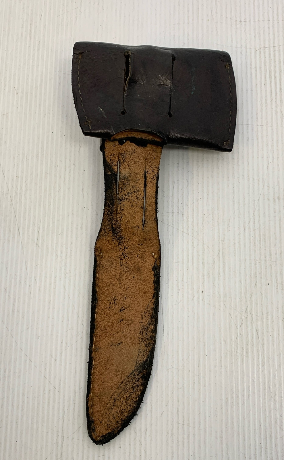 Vintage Kinfolks Hatchet And Hunting Knife Combo Set With Sheath Black Brown eBay