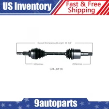 For 2008 2009-2018 Dodge Avenger 2011-2014 Chrysler 200 Front Left CV Axle Shaft