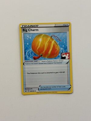 Big Charm 158/202 Pokemon Prize Pack Series 1 NM variant Sword & Sheild Base L
