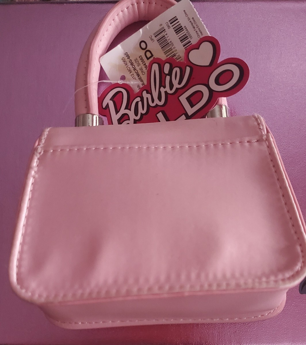 Barbie Micro Mini Crossbody Bag Pink Satin & Crystals Limited