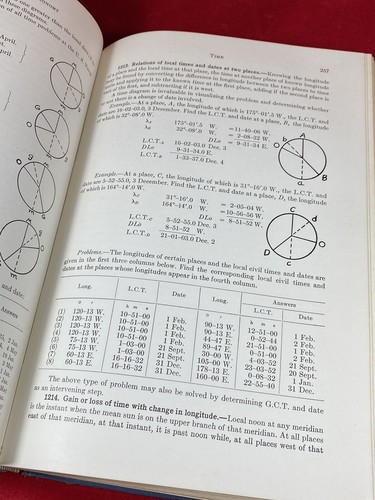 1939 Navigation & Nautical Astronomy ~ U.S. Naval Institute, Annapolis, DUTTON - Picture 6 of 12