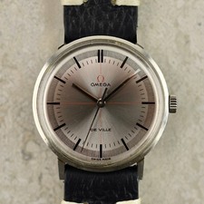 C.1967 Vintage Omega Seamaster De Ville Technical dial ref. 135.018 steel watch