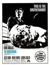 Original 11 x 8 Kine Weekly Advert the Brotherhood 1969 Kirk Douglas Alex Cord