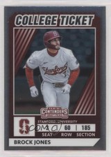 2022 Panini Elite Extra Edition College Tickets Optic Brock Jones #CTO-21 o6b