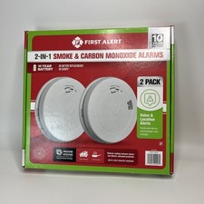 First Alert Voice & Location Alerts 2-in-1 Sm...