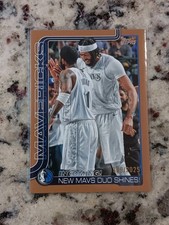 2025-26 Topps #296 Incoming!: New Mavs Duo Shines! Gold #/2025