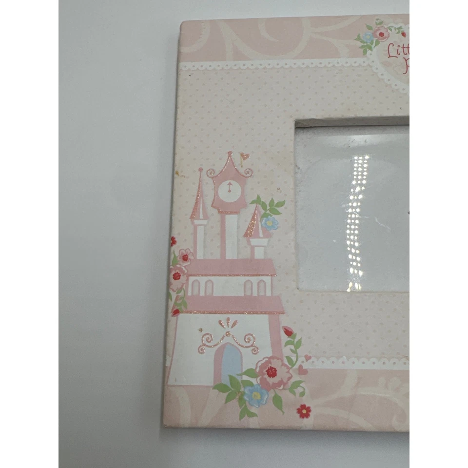 Bebé Disney · 4x6 · Escalones · Castillo Princesa Pequeña Diseño Floral Rosa Foto 2 de 4