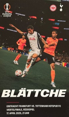 Programm 24/25 - Eintracht Frankfurt vs. Tottenham Hotspur FC - Europa League