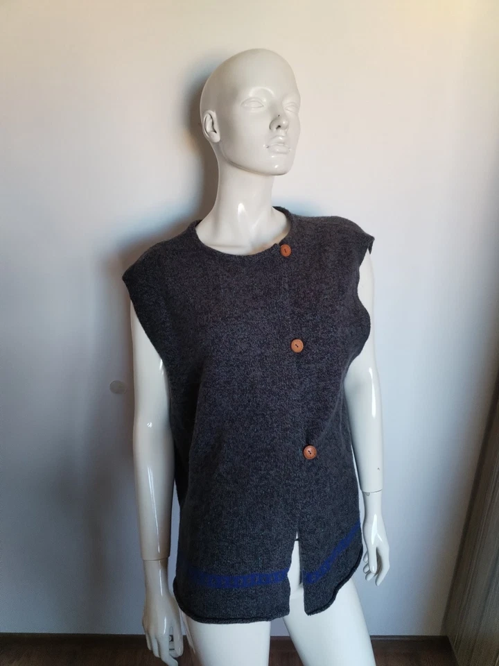 GUDRUN SJODEN knit sleeveless vest size XL - Image 3 of 4
