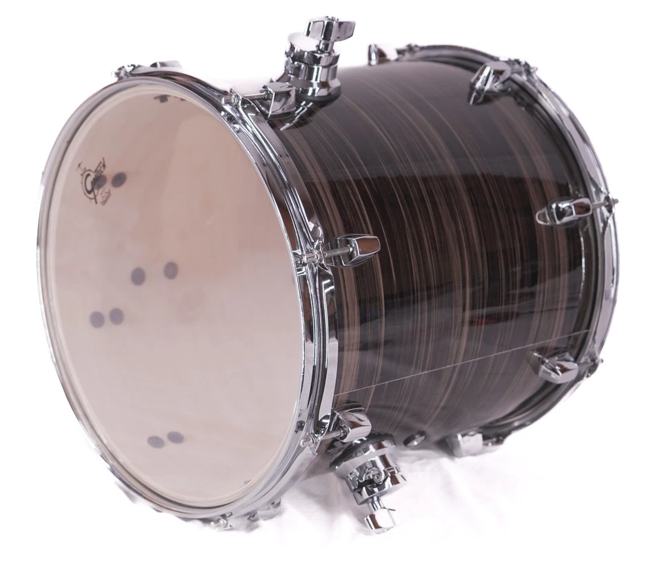 Ddrum Dominion Birch 14x14 Floor Tom - Cepillado Oliva Metálico NUEVO Tambor Foto 3 de 4